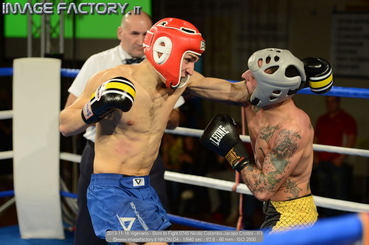 2013-11-16 Vigevano - Born to Fight 0745 Nicolo Colombo-Jacopo Cristini - K1